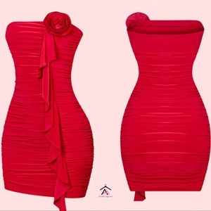 Brand: Airebil Apparel. One Rose Mini Dress.